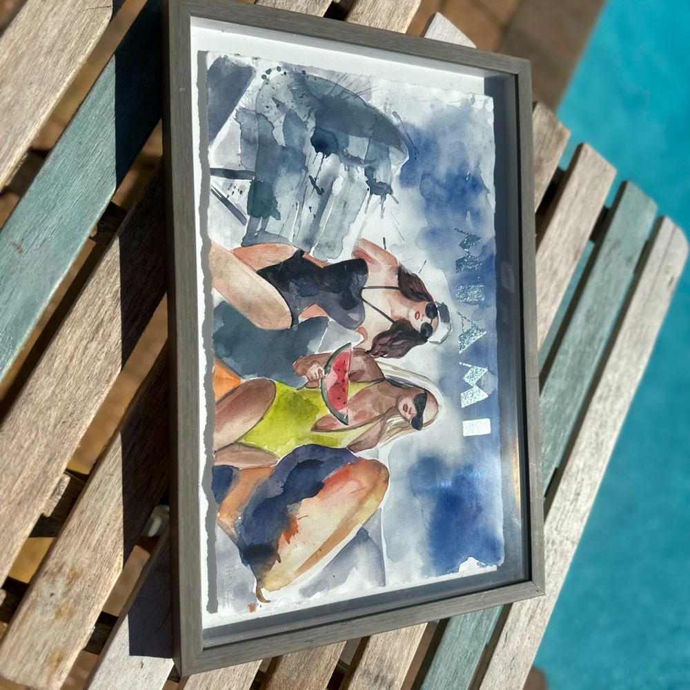 Two Framed Giclee Parez Taj